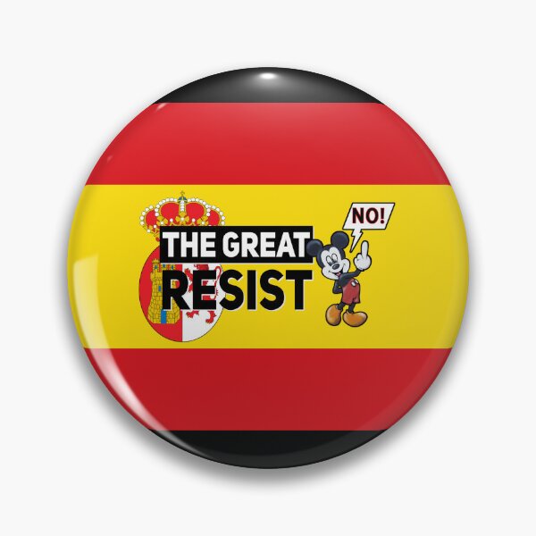 Item preview, THE GREAT RESIST SPANNISH FLAG designed and sold by GraffitiBomberZ.