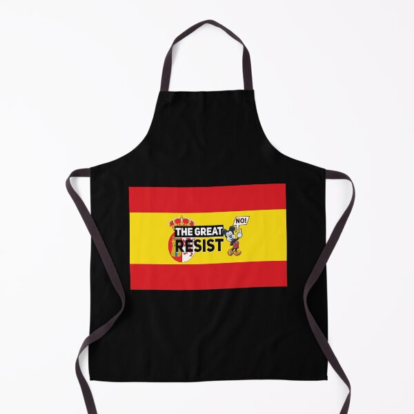 Item preview, THE GREAT RESIST SPANNISH FLAG designed and sold by GraffitiBomberZ.