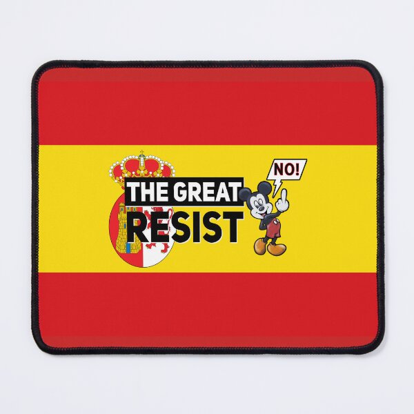 Item preview, THE GREAT RESIST SPANNISH FLAG designed and sold by GraffitiBomberZ.
