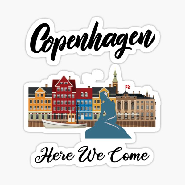 600px x 600px - Copenhagen Here We Come Trip Denmark Mermaid Matching Travel\