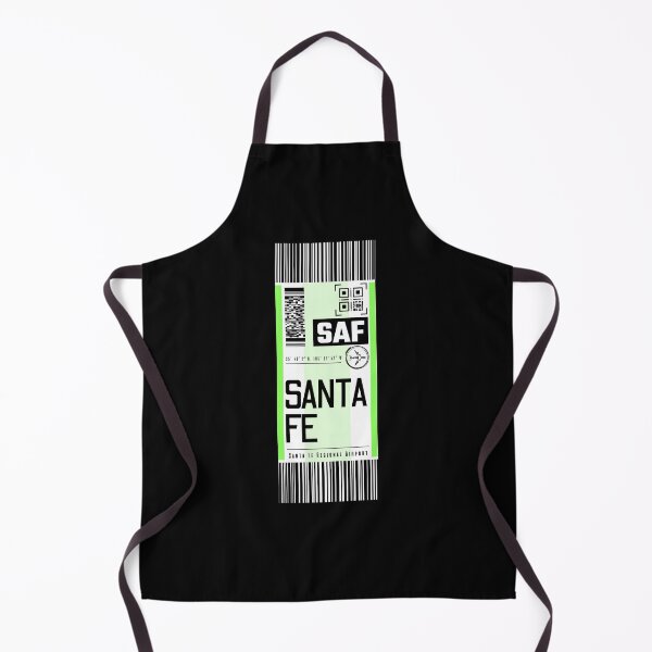 Item preview, SANTA FE SAF classic luggage tag aiport stickers designed and sold by LeddsoDello.