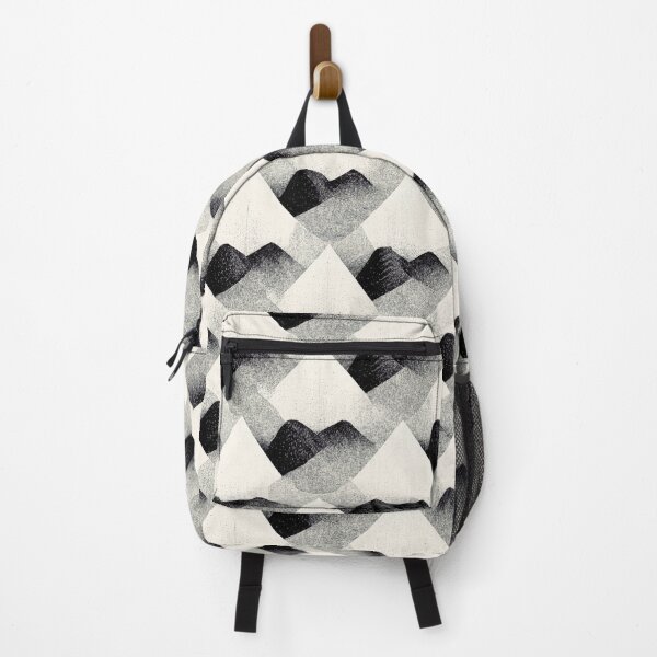 Item preview, Black And White Hilltop Geometry designed and sold by Vintagez 98.
