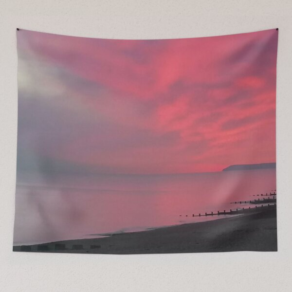 Item preview, Red Sky at Sunset Hastings. designed and sold by MoodysT's.