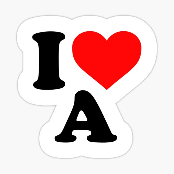 I Love A Merch & Gifts for Sale | Redbubble