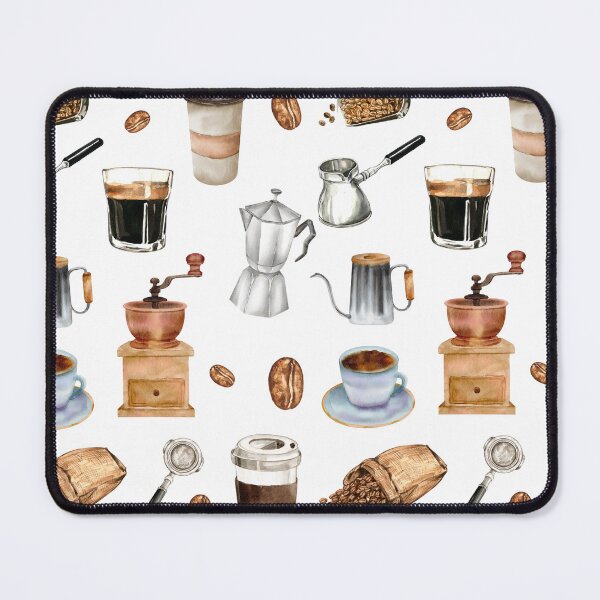 Item preview, Coffee Craze: A Whimsical Coffee Pattern for Coffee Lovers designed and sold by MsasaDesign.