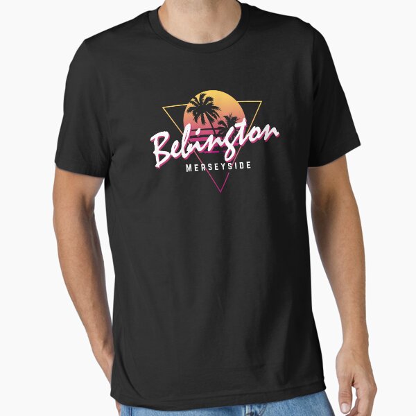 Item preview, Funny 80s Retro Sunset 'Bebington' Merseyside designed and sold by dinosareforever.