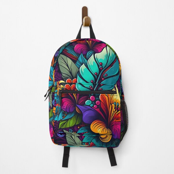 Item preview, Colourful bold tropical flower pattern #4 designed and sold by Christolamber.