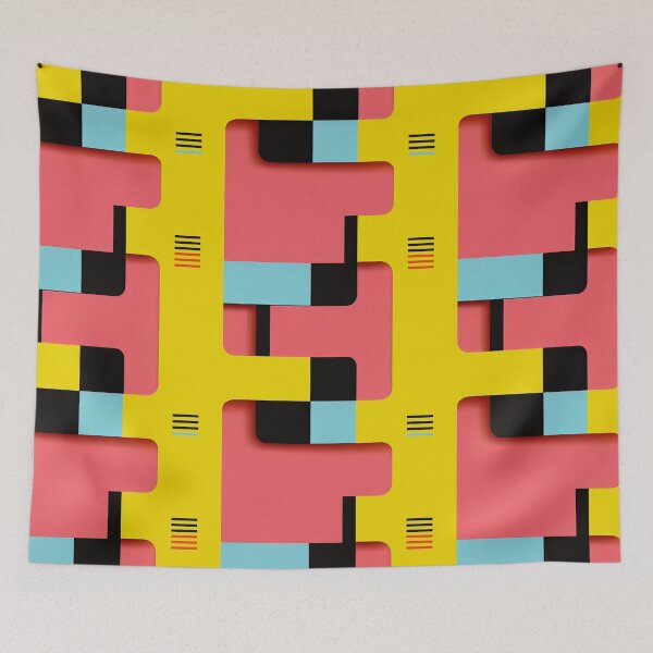 Item preview, Pink and Yellow Geometric Pattern for Active  designed and sold by KOTOdesign.