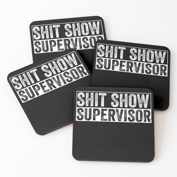 Item preview, Cool S.h.i.t Show Supervisor Hilarious Vintage For Adults designed and sold by TrendsDesign	 ⭐⭐⭐⭐⭐.