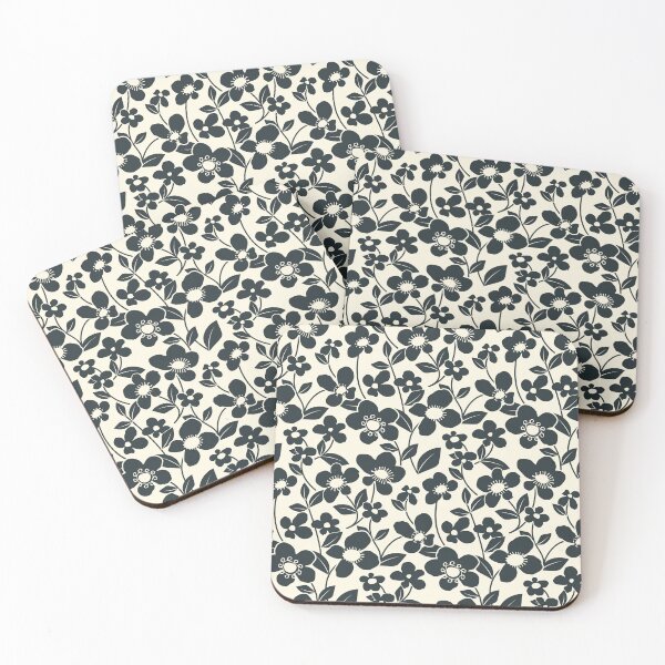 Item preview, Retro Flower Field - Cream designed and sold by appleyards.