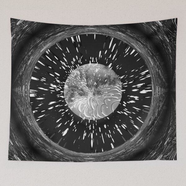 Item preview, View From The Spaceship In Black And White designed and sold by Roanemermaid.