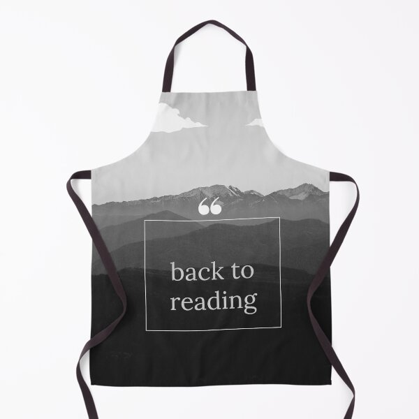 Item preview, back to reading black and white landscape mountain reading hobbies nature lovers designed and sold by gulnaz797.