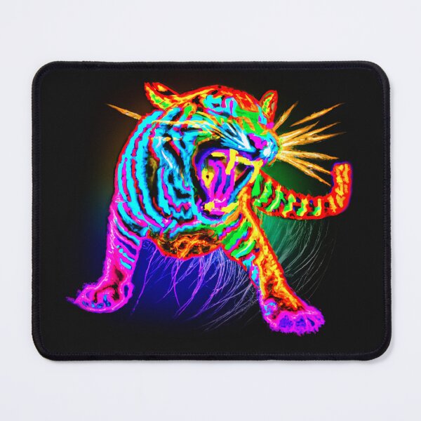 Item preview, fierce tiger attack - digital designed and sold by Jaroslav Hubert.