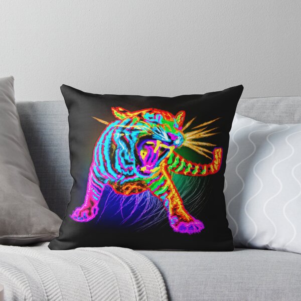 Item preview, fierce tiger attack - digital designed and sold by Jaroslav Hubert.