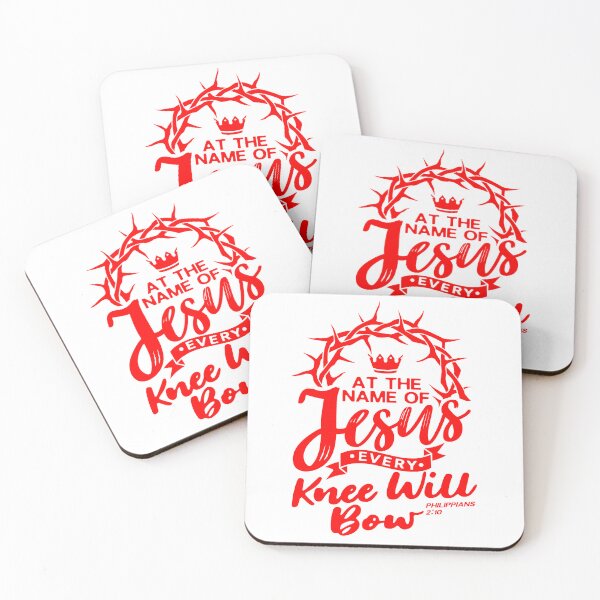 Item preview, At The Name Of Jesus EVERY KNEE WILL BOW - Philippians 2:10 designed and sold by plushism.