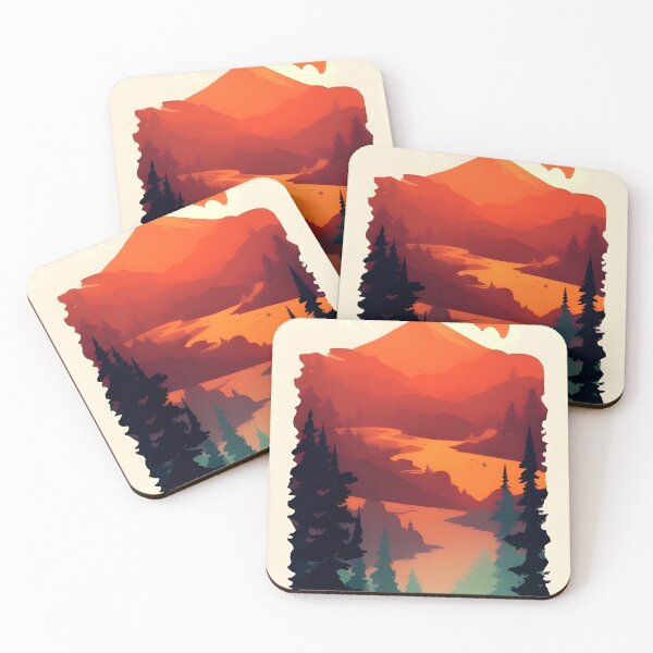 Item preview, Find the Perfect Minimalist Tree and Mountain View Print for Your Personal Style and Taste designed and sold by supeart.