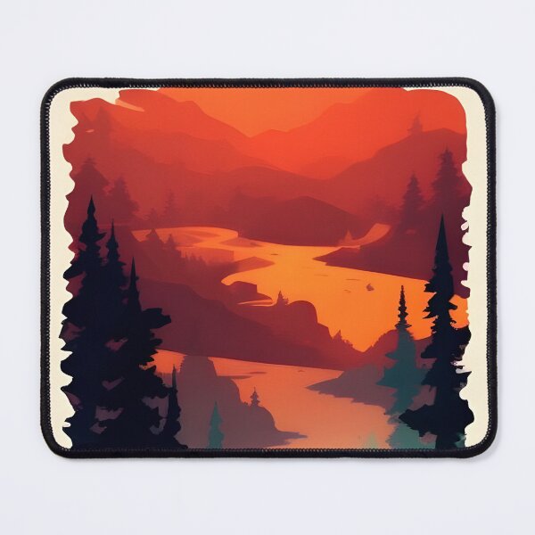 Item preview, Find the Perfect Minimalist Tree and Mountain View Print for Your Personal Style and Taste designed and sold by supeart.