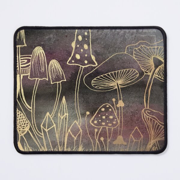 Item preview, Gold Shroom Field designed and sold by LeChatdePapier.