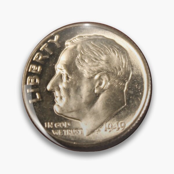 Item preview, 1949 Roosevelt Dime designed and sold by coinsxcrochet.