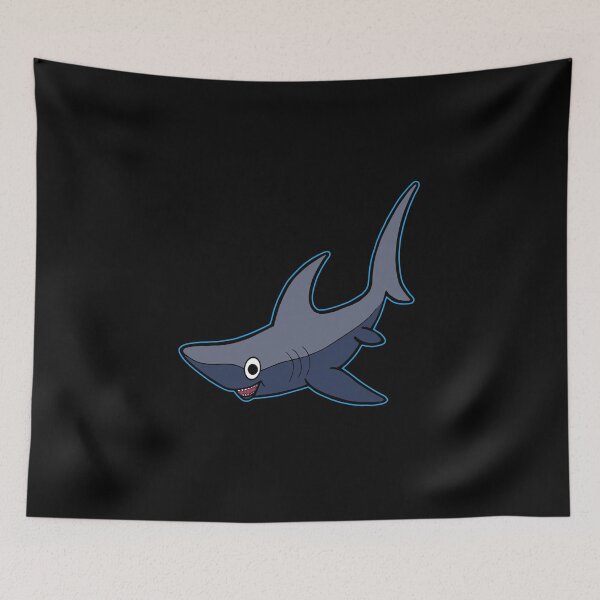 Item preview, Funny shark blue line designed and sold by AmonRa16.