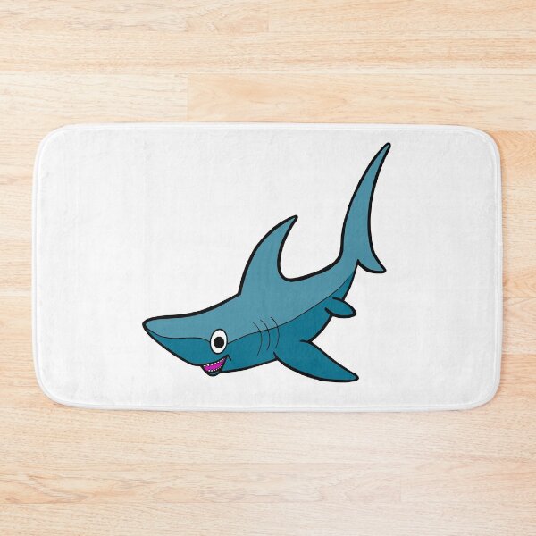 Item preview, Funny shark blue designed and sold by AmonRa16.