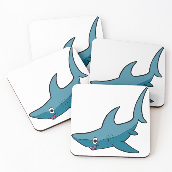 Item preview, Funny shark blue designed and sold by AmonRa16.