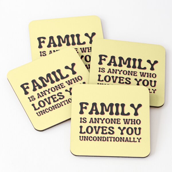 Item preview, Family Is Anyone Who Loves You Unconditionally designed and sold by designerpriti.