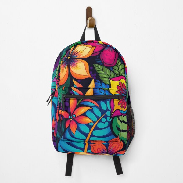Item preview, Colourful bold tropical flower pattern #6 designed and sold by Christolamber.