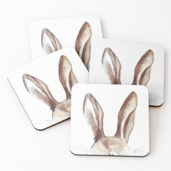 Item preview, Funny Bunny - Watercolor rabbit muzzle designed and sold by Wolshebnaja.