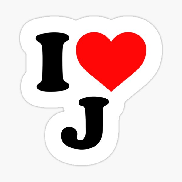 I Heart J Merch & Gifts for Sale | Redbubble