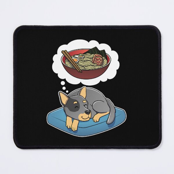 Item preview, Australian Cattle Dog dreaming about Ramen Noodles designed and sold by DoggieDelights.