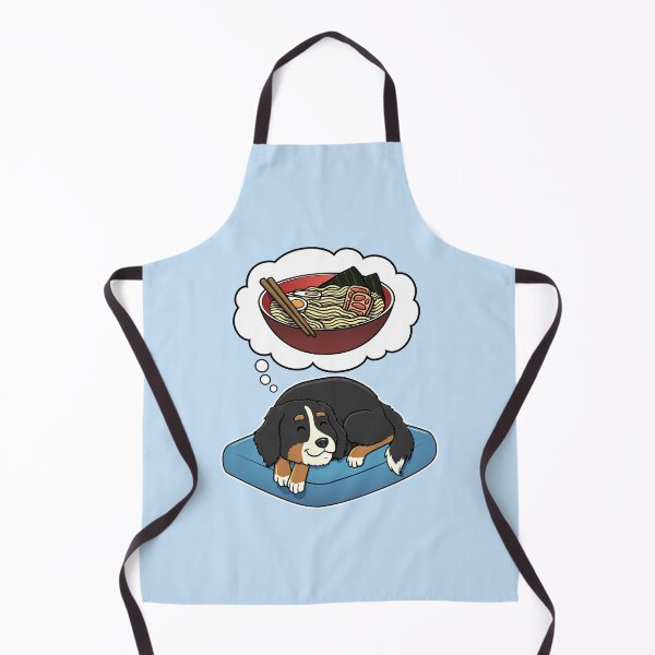 Artikelvorschau, Bernese Mountain Dog dreaming about Ramen Noodles entworfen und verkauft von DoggieDelights.