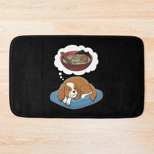 Item preview, Cavalier King Charles Spaniel dreaming about Ramen Noodles designed and sold by DoggieDelights.