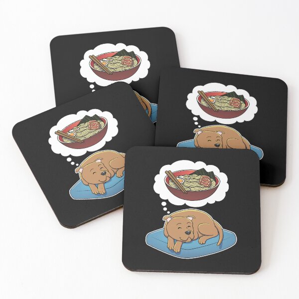 Item preview, Staffordshire Bull Terrier dreaming about Ramen Noodles designed and sold by DoggieDelights.