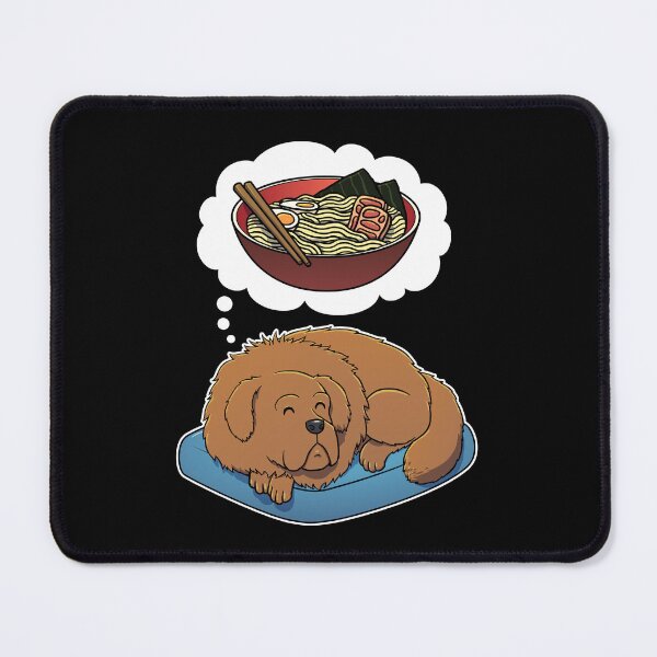 Item preview, Tibetan Mastiff dreaming about Ramen Noodles designed and sold by DoggieDelights.