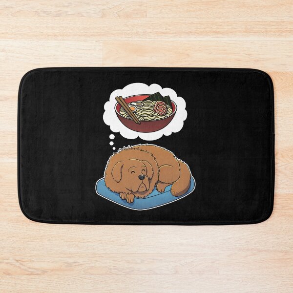 Item preview, Tibetan Mastiff dreaming about Ramen Noodles designed and sold by DoggieDelights.