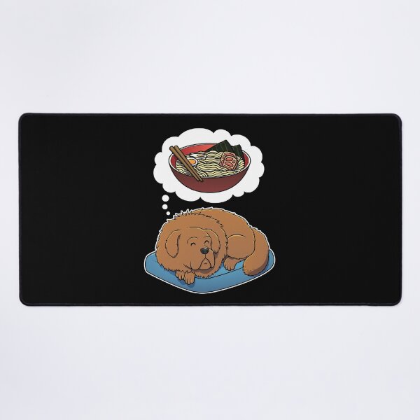 Item preview, Tibetan Mastiff dreaming about Ramen Noodles designed and sold by DoggieDelights.