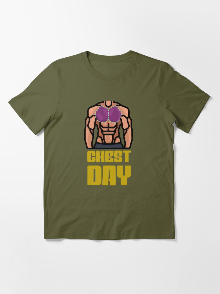 Chest day funny gifts for gym rats Essential T-Shirt for Sale by  MudiCREATE