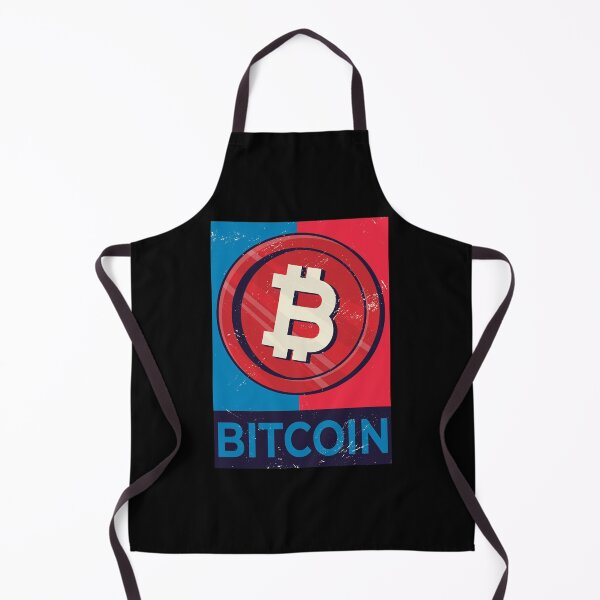 Item preview, Blue Red Bitcoin - Pop Art designed and sold by DreamerStore.