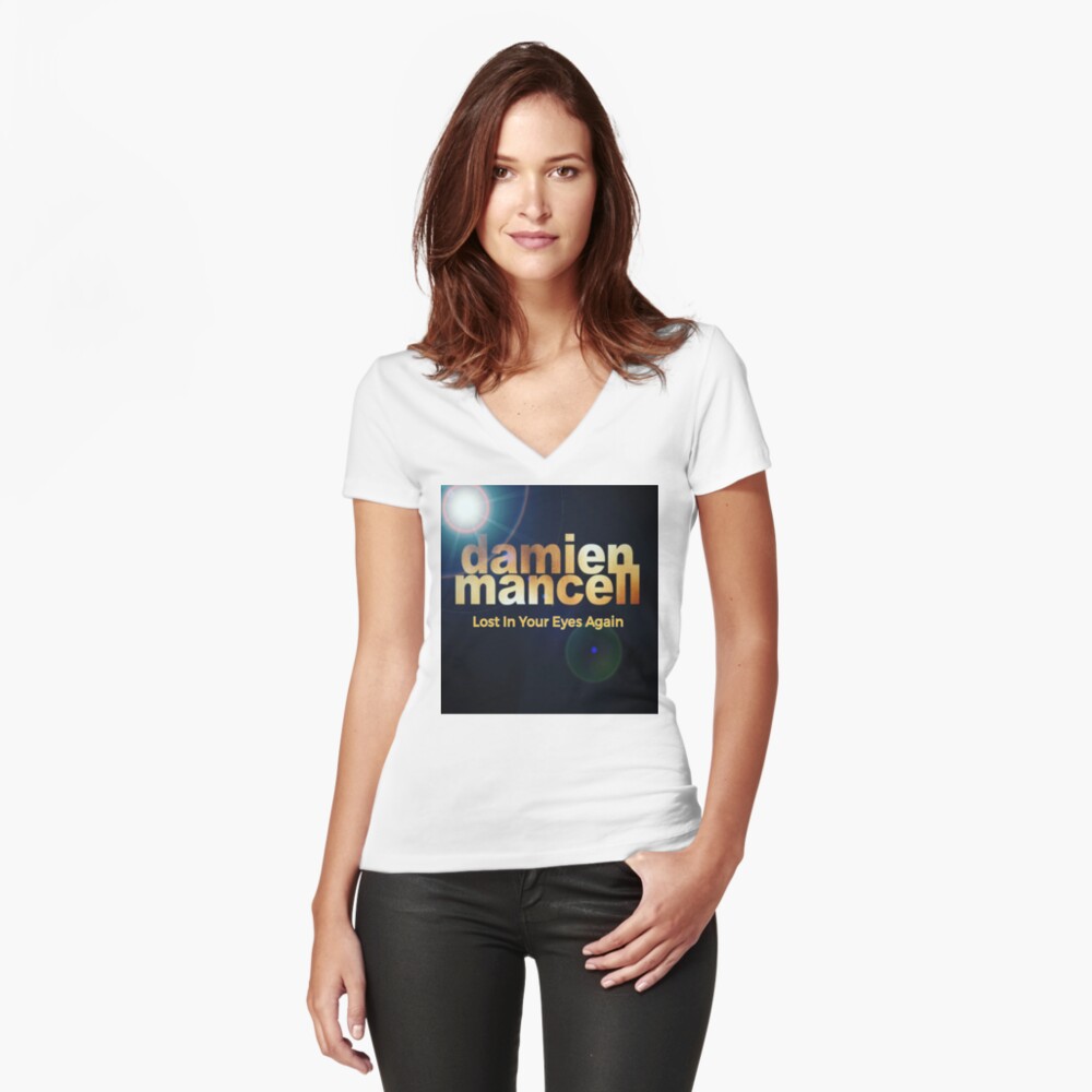 Item preview, Fitted V-Neck T-Shirt designed and sold by Damienmancell.