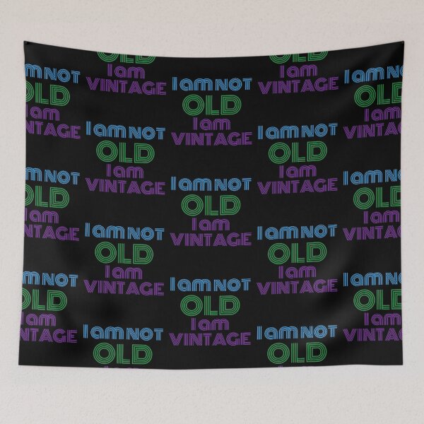 Item preview, 1973 Vintage Retro Colorful. I am not old, I am vintage  designed and sold by efenem.