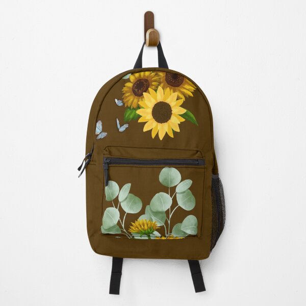 Item preview, Sunflowers and Eucalyptus,eucalyptus art,eucalyptus painting,botanical illustration, designed and sold by Tamas Das.