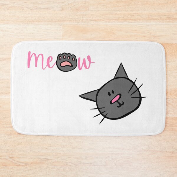 Item preview, Cute Cat meow and paw designed and sold by DesignsByMadiha.