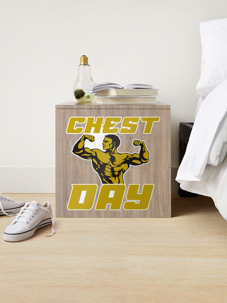 Chest day funny gifts for gym rats | Sticker