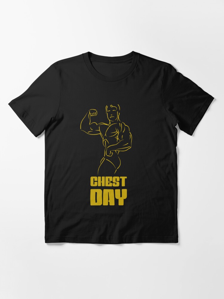 Chest day funny gifts for gym rats Essential T-Shirt for Sale by  MudiCREATE