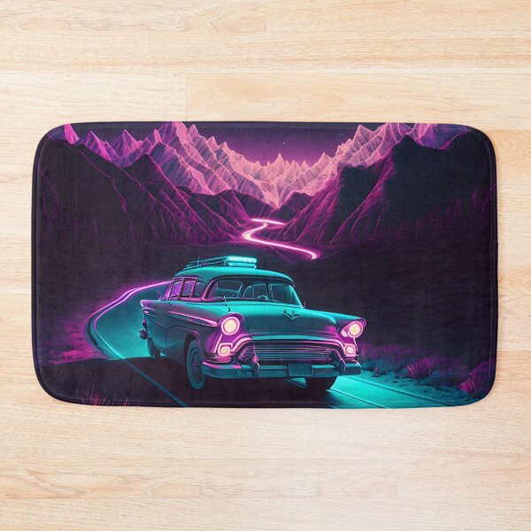 Item preview, Vaporwave Retro Neon Drive designed and sold by ArtAT.