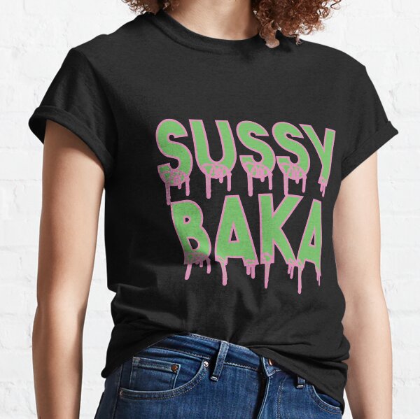  Funny Meme Sussy Baka T-Shirt : Clothing, Shoes & Jewelry