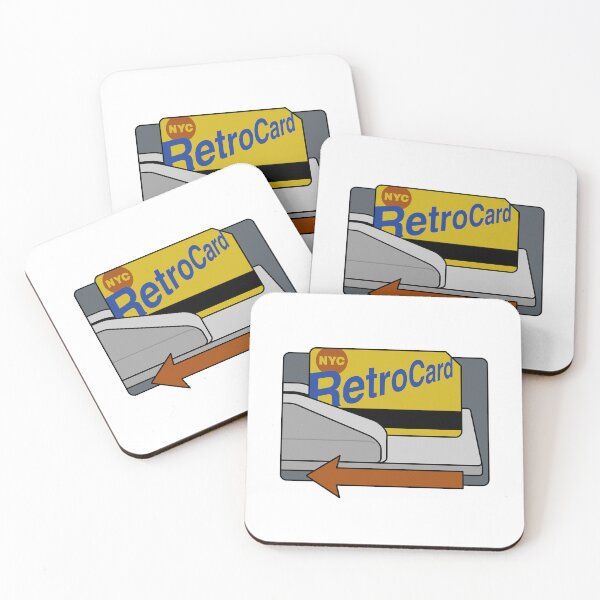 Item preview, RetroCard Nostalgic Retro New York Subway designed and sold by ClickForMore.