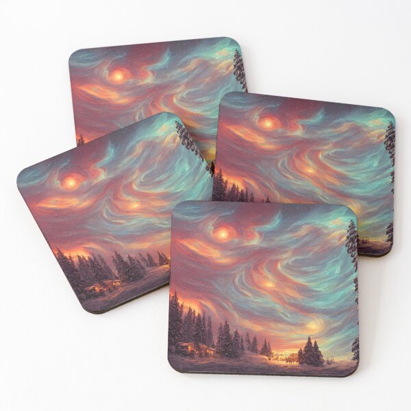 Item preview, Heavenly winter lights designed and sold by MindEscape ..