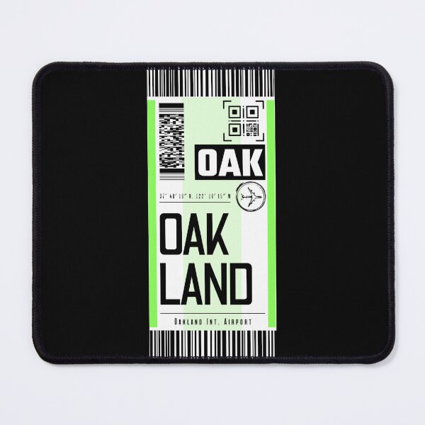 Item preview, OAKLAND OAK classic luggage tag airport stickers designed and sold by LeddsoDello.